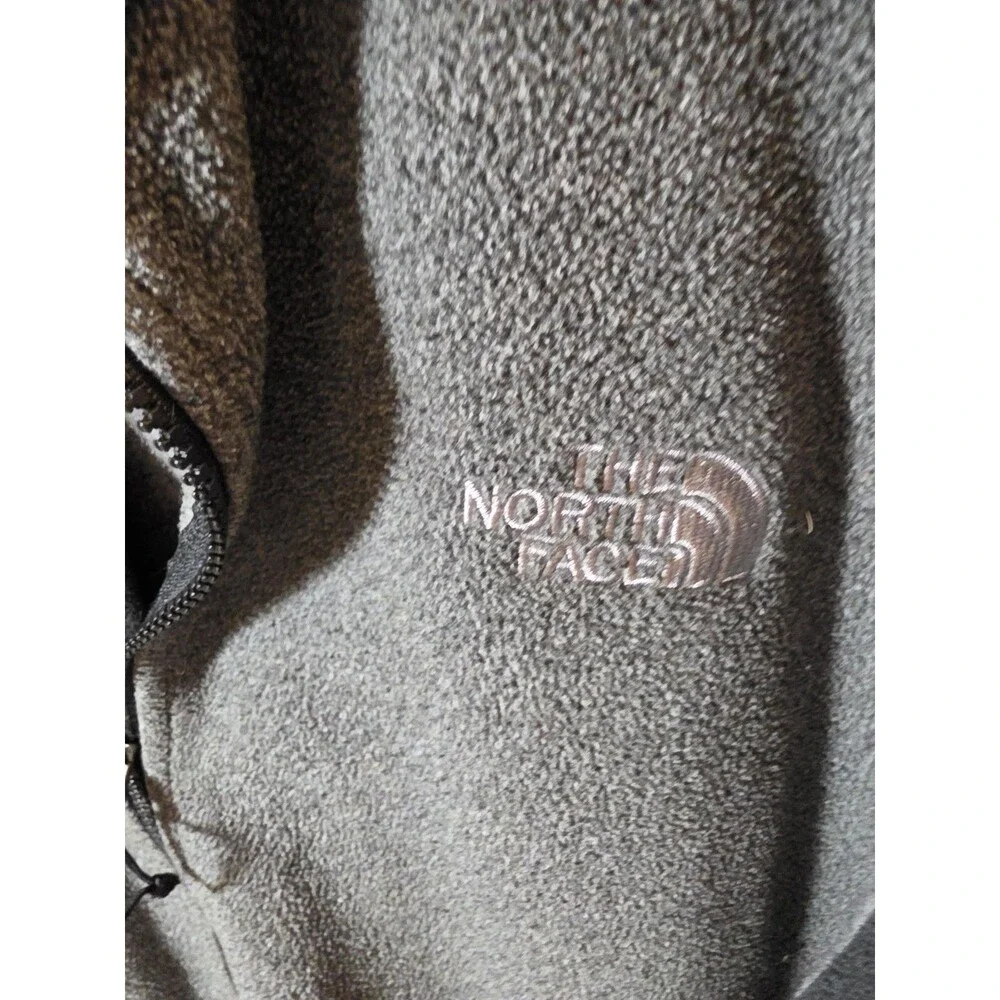 The North Face FlashDry Fleece Jacket Men's XL Tall Gray Black Full Zip Outdoor